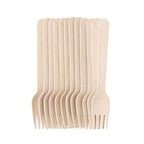 2 Pack x Lemon & Lime Eco 15.5cm Wooden Forks 12pc