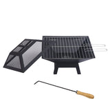 Wallaroo Outdoor Fire Pit for BBQ, Grilling, Cooking, Camping- Portable