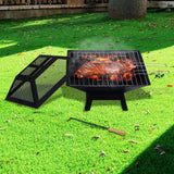 Wallaroo Outdoor Fire Pit for BBQ, Grilling, Cooking, Camping- Portable