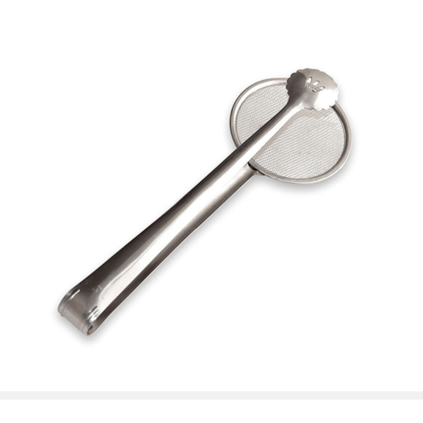 Strainer Tongs w/ Oil Drain Mesh By | GENIETTI