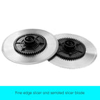 200W Pronti Deli and Food Electric Meat Slicer Blades Processor Black
