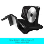 200W Pronti Deli and Food Electric Meat Slicer Blades Processor Black