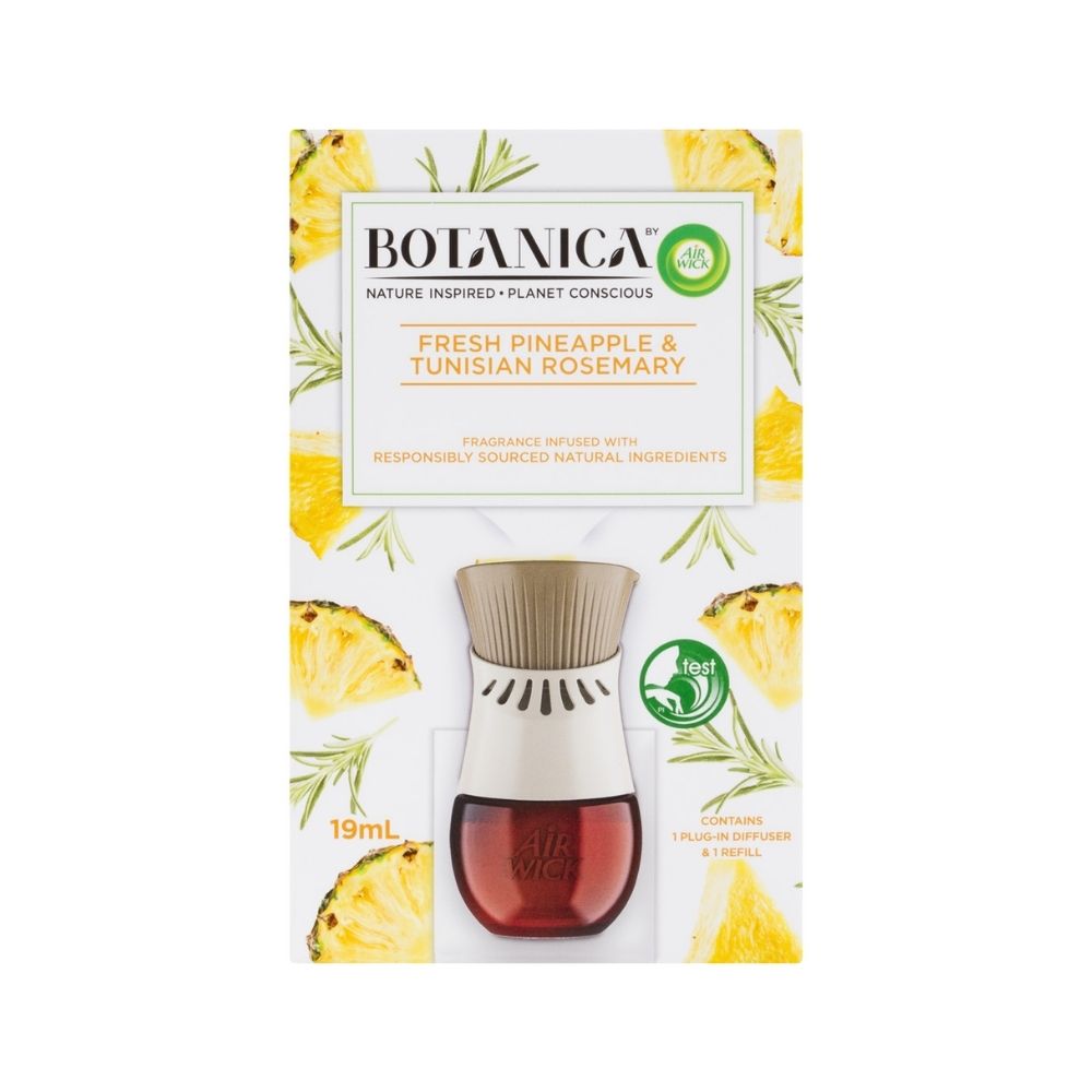 Airwick Botanica Liquid Electric Diffuser - Fresh Pineapple and Tunisian Rosemary