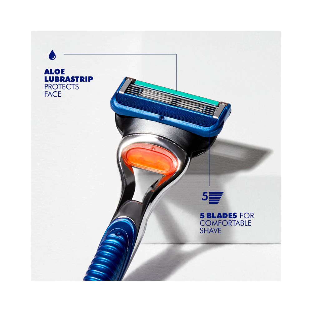 Gillette Fusion Razor + 4 Cartridges