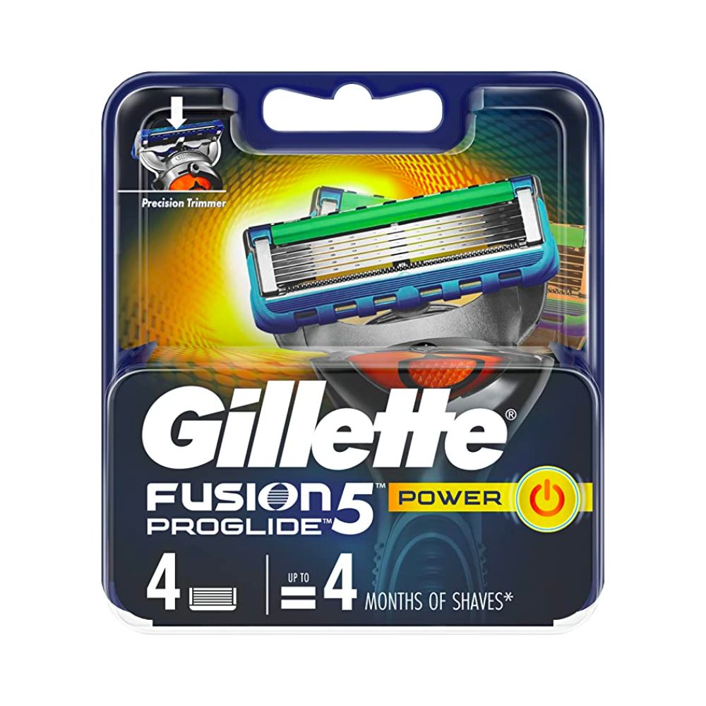 Gillette Fusion5 ProGlide Power Cartridges - 4 Pack