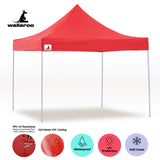 Gazebo Tent Marquee 3x3 PopUp Outdoor Wallaroo Red