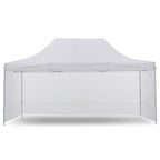 Gazebo Tent Marquee 3x4.5m PopUp Outdoor Wallaroo White