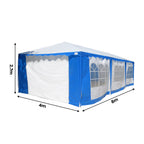 4x8 Outdoor Event Wedding Marquee Tent Blue