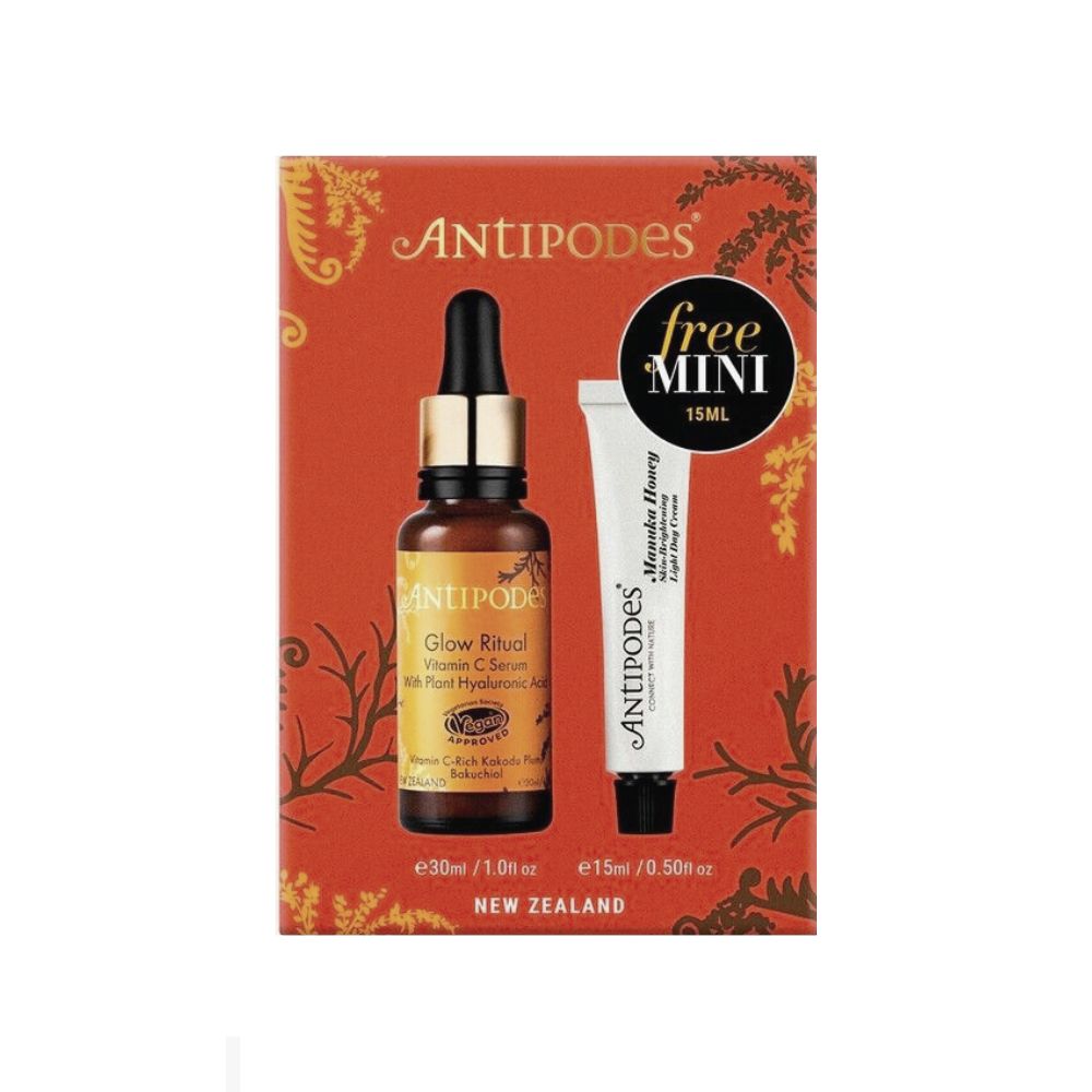 Antipodes Glow Ritual Serum & Free Brightening Day Cream Set