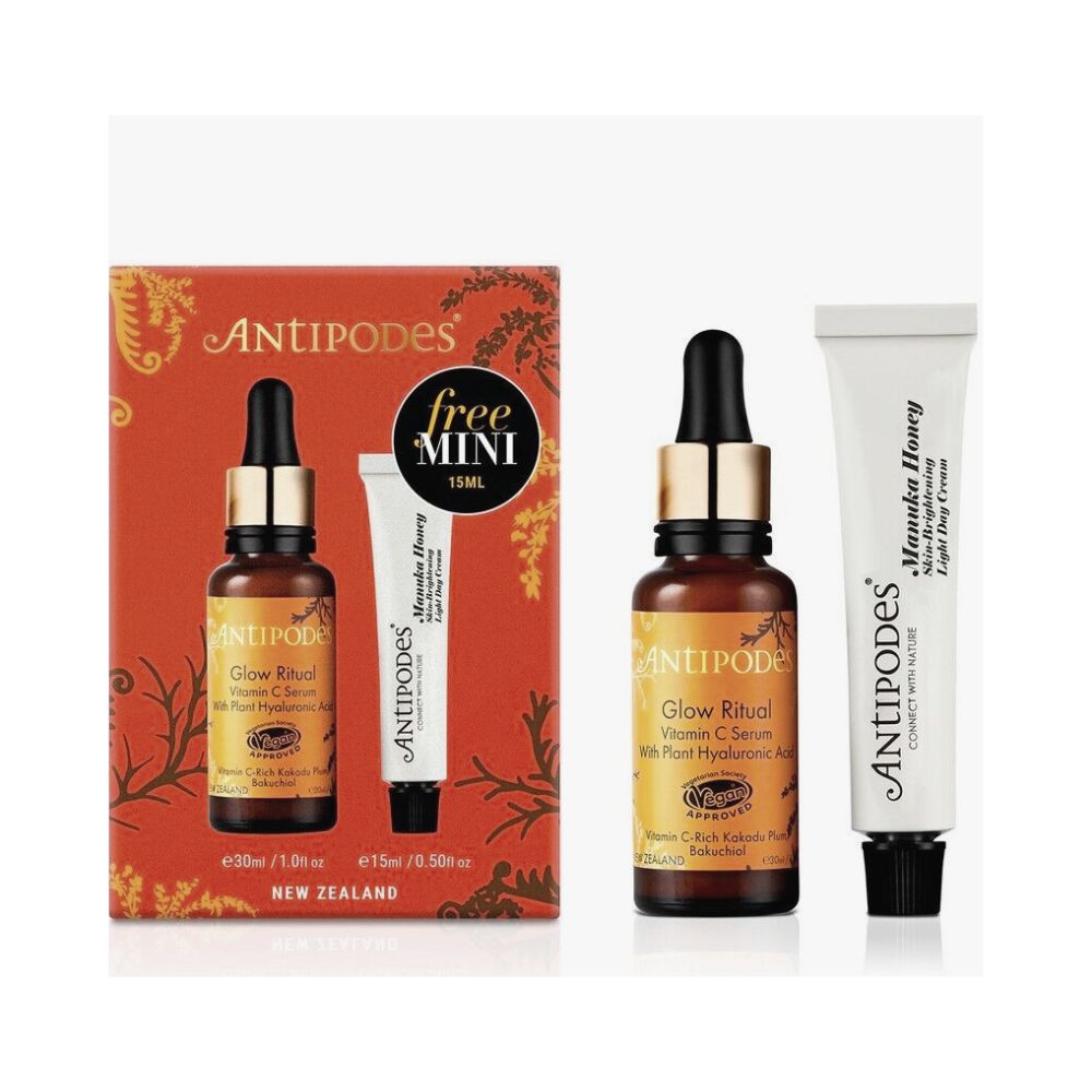 Antipodes Glow Ritual Serum & Free Brightening Day Cream Set