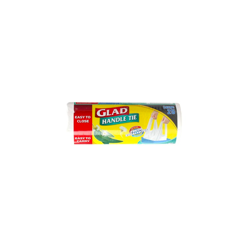 Glad Handle Tie Fresh Eucalyptus Large 25pk