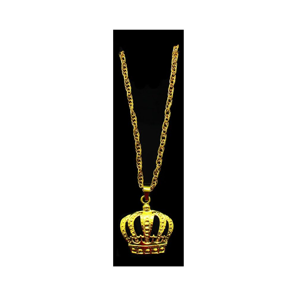 Gold Crown Necklace