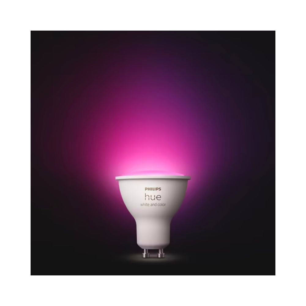 Philips Hue 5.7W 350lm GU10 Smart Downlight Bulb White & Colour Ambiance