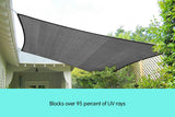 Wallaroo Rectangular Shade Sail 4m x 5m - Grey