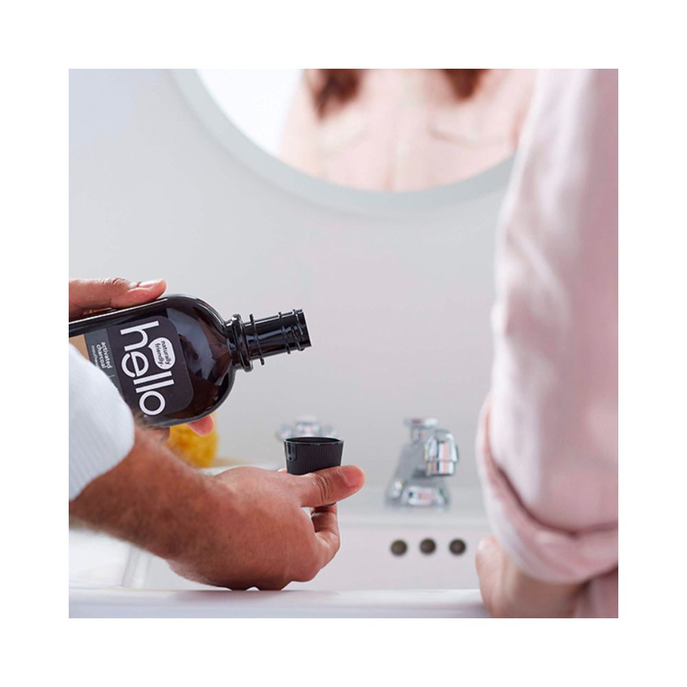 Hello Activated Charcoal Mouthwash - 473ml