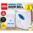 Wireless Door Bell With Digital Remote - 36 Different Melodies