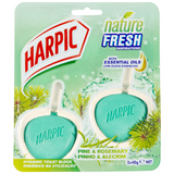 Harpic Nature Fresh Hygienic Toilet Block Pine & Rosemary 2 Pack