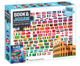 Book And 150-Piece Jigsaw: Flags Of The World