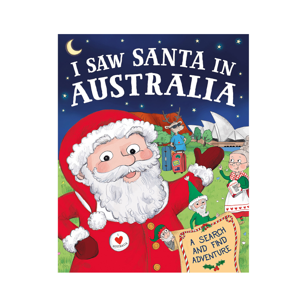 I Saw Santa in Australia Book