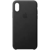 iPhone XS Leather Case - Black