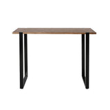 High Bar Table Industrial Pub Table Solid Wood Kitchen Cafe Office