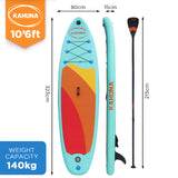 Kahuna Hana Inflatable Stand Up Paddle Board 10ft6in iSUP Accessories