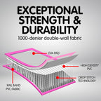 4m x 1m Airtrack Tumbling Mat Gymnastics Exercise Inflatable - Rainbow