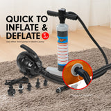 3m x 1m Air Track Inflatable Tumbling Mat Gymnastics - Orange Grey