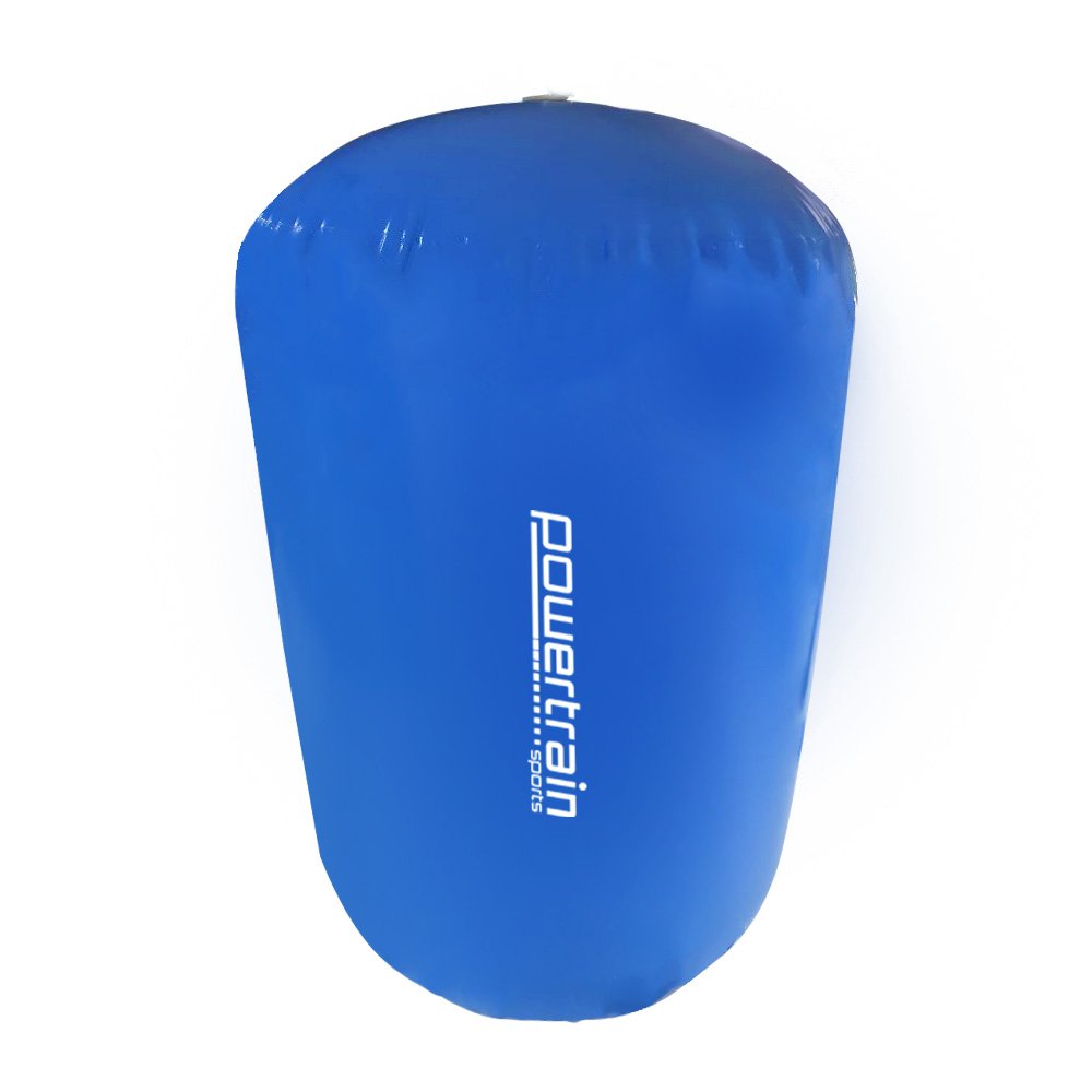 Inflatable Gymnastics Air Barrel Exercise Roller 120cm x 75cm - Blue