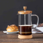 Leaf & Bean Naples Coffee Plunger with Cork Base - 900ml