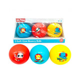 Fisher-Price 3 Soft 12cm Bouncy Balls