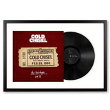 Framed Cold Chisel the Live Tapes Vol 5 - Live at the Bondi Lifesaver - Triple Vinyl Album Art