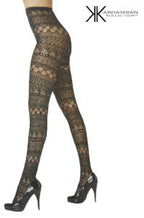 Kardashian Kollection Tights - Geometric Net