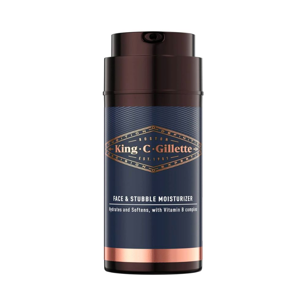 King C Gillette Face & Stubble Moisturiser - 100ml