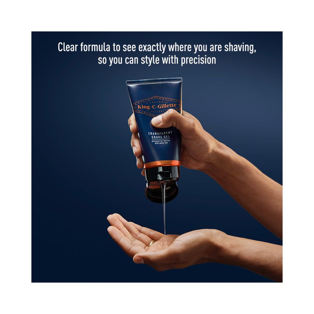 King C Gillette Transparent Shave Gel - 150ml
