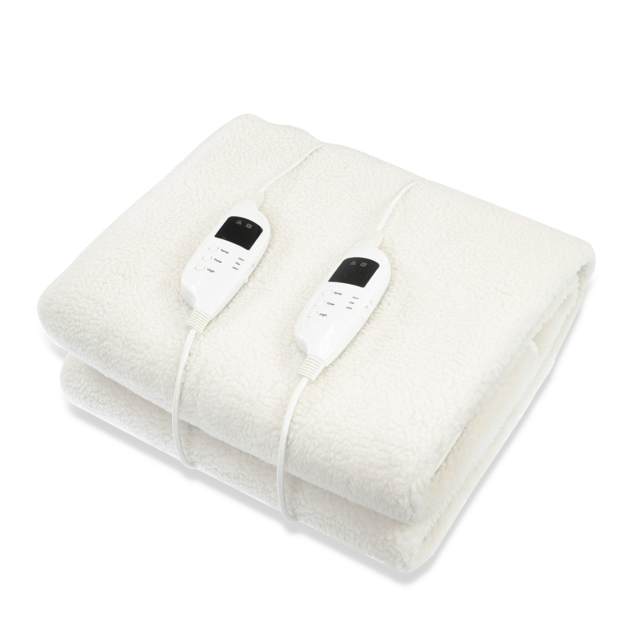 Laura Hill Fleece 9 Level Heated Settings Electric Blanket - King