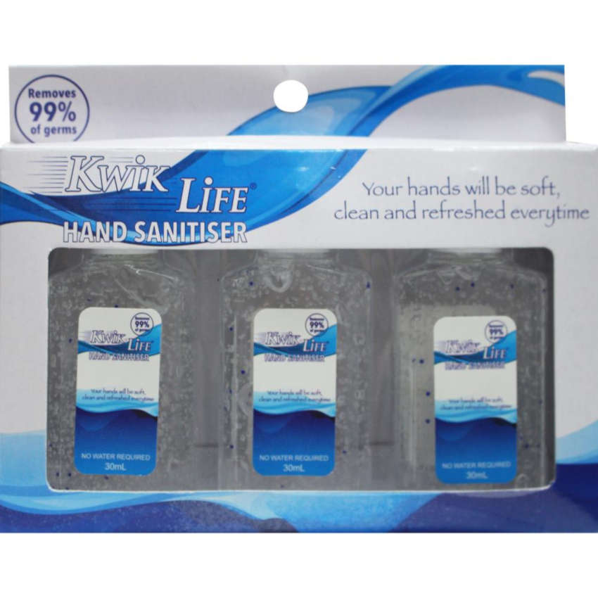 Kwik Life Hand Sanitiser - 3 Pack