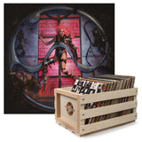 Crosley Record Storage Crate &Lady Gaga Chromatica - Vinyl Album Bundle