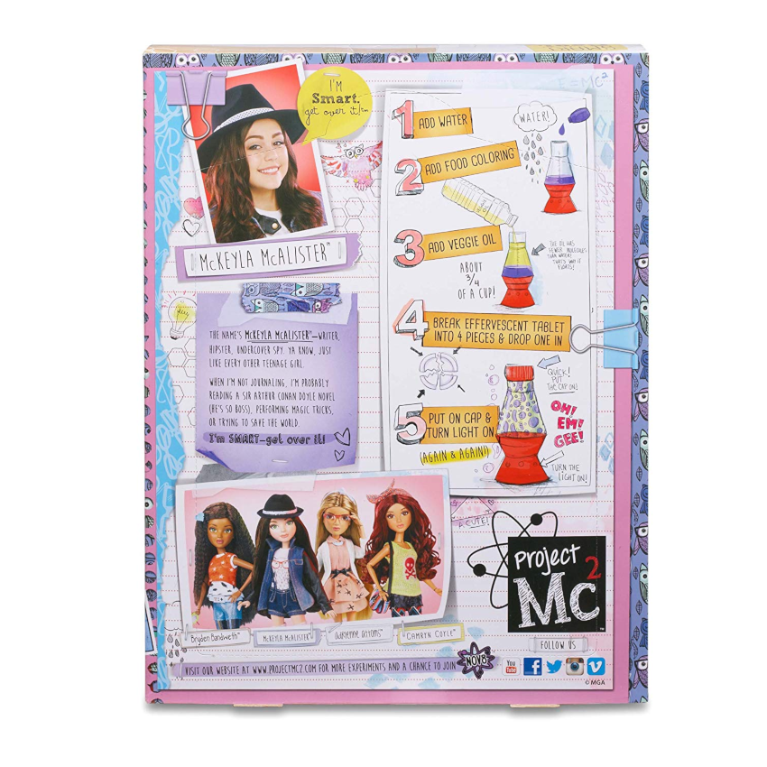 Project Mc2 Experiment with Doll - McKeyla's Lava Light