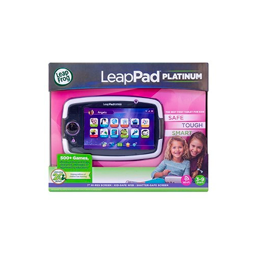 LeapFrog LeapPad Platinum Kids Learning Tablet (Purple) + 2 Games