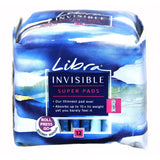 Libra Invisible Super Pads No Wings 12 Pack