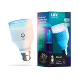 LIFX Clean A60 Colour 1200lm B22 Anti Bacterial Smart Bulb