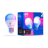 LIFX Colour A60 1000lm E27 Smart Bulb (2 Pack)