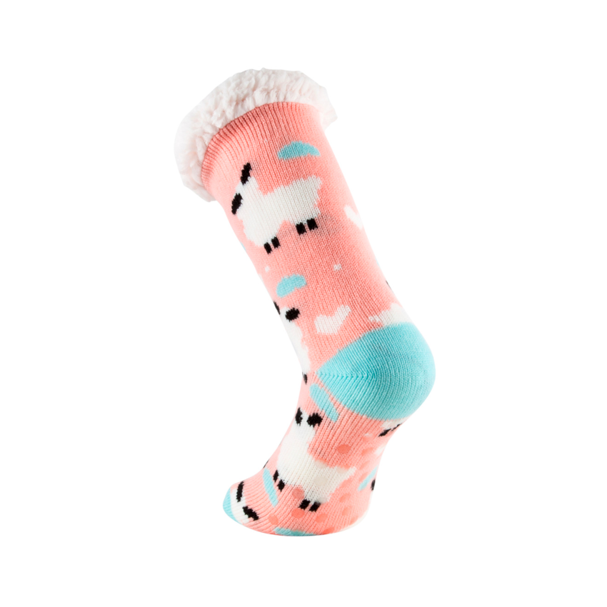 Sock Exchange Snugg Llama Design Socks - Light Pink