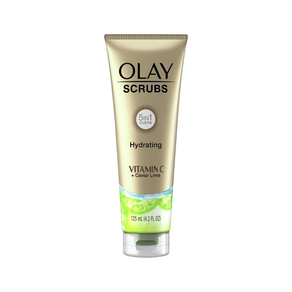 Olay Scrubs 5-in-1 Detoxifying Vitamin C + Caviar Lime 125ml