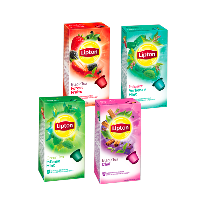 4 Pack x Lipton Capsule Infusions 10pc