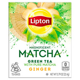 4 x Lipton 15pk Matcha Green Tea With Ginger