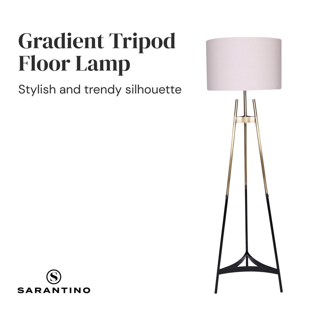 Sarantino Gradient Tripod Floor Lamp