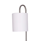 Sarantino Metal Floor Lamp with Glass Shelves