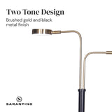 Sarantino LED Metal Floor Lamp